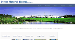 Desktop Screenshot of doctorsmemorial.org